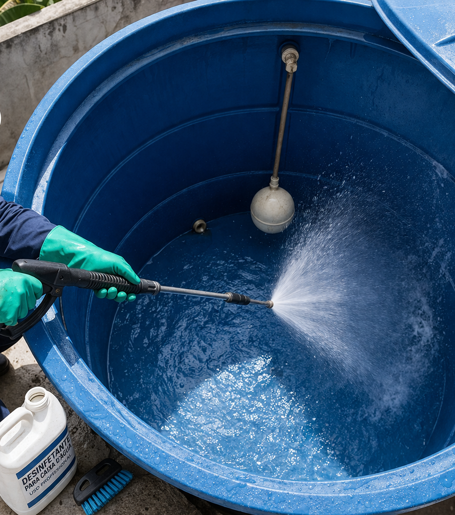 Higienização de caixa d'agua em maceió alagoas